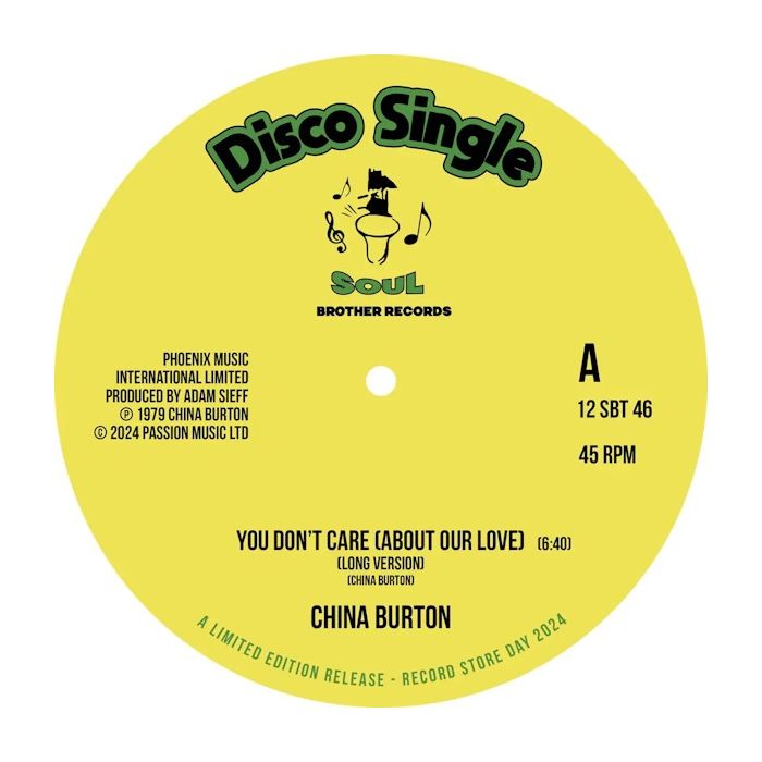 China Burton - You Don't Care (About Our Love )