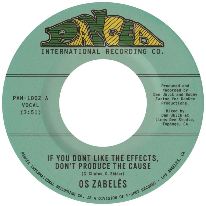 Os Zabelês - If You Don’t Like the Effects, Don’t Produce the Cause / Back In Our Minds